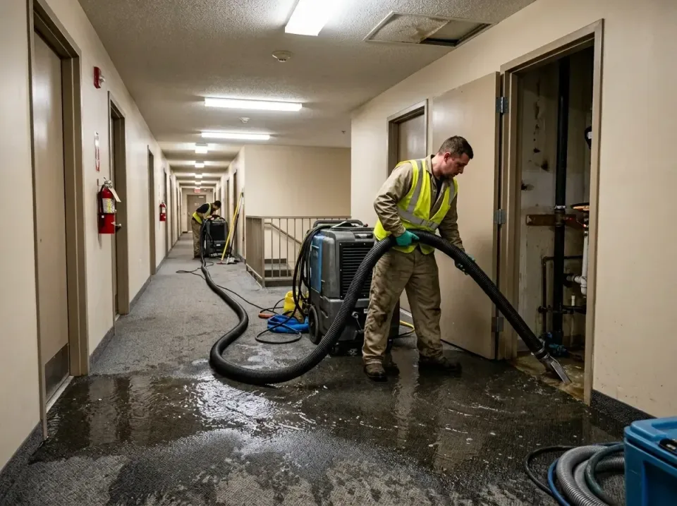 multi-unit-apartment-hallway-f-005 — frequently asked questions, Emergency Burst Pipe Water Extraction & Removal in Redding,…